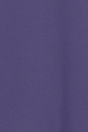 Camiseta violeta azulado de cuello redondo y logo engomado - Image 7