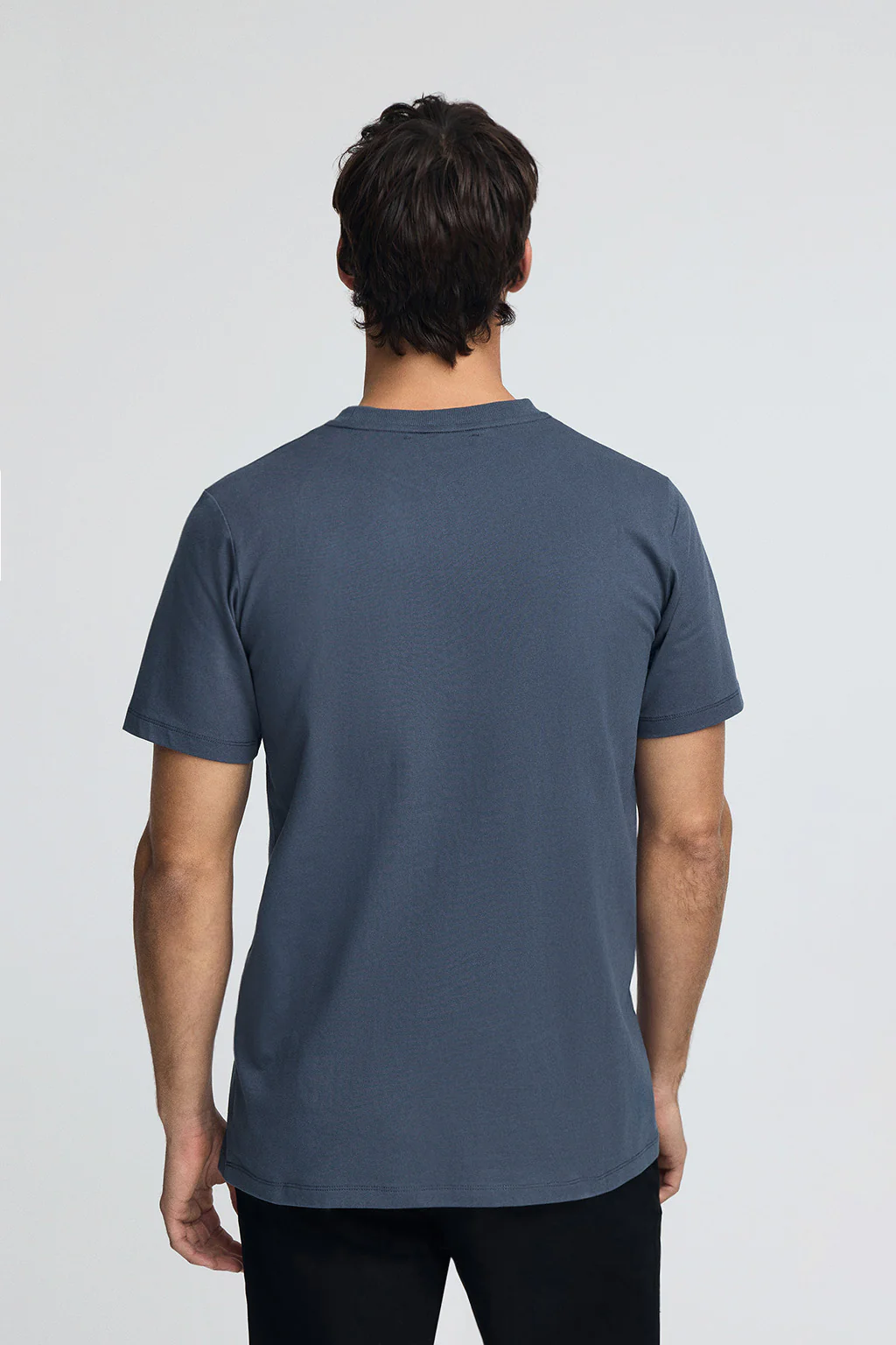Camiseta azul denim con logo Established 2012 Polo Club - Image 5