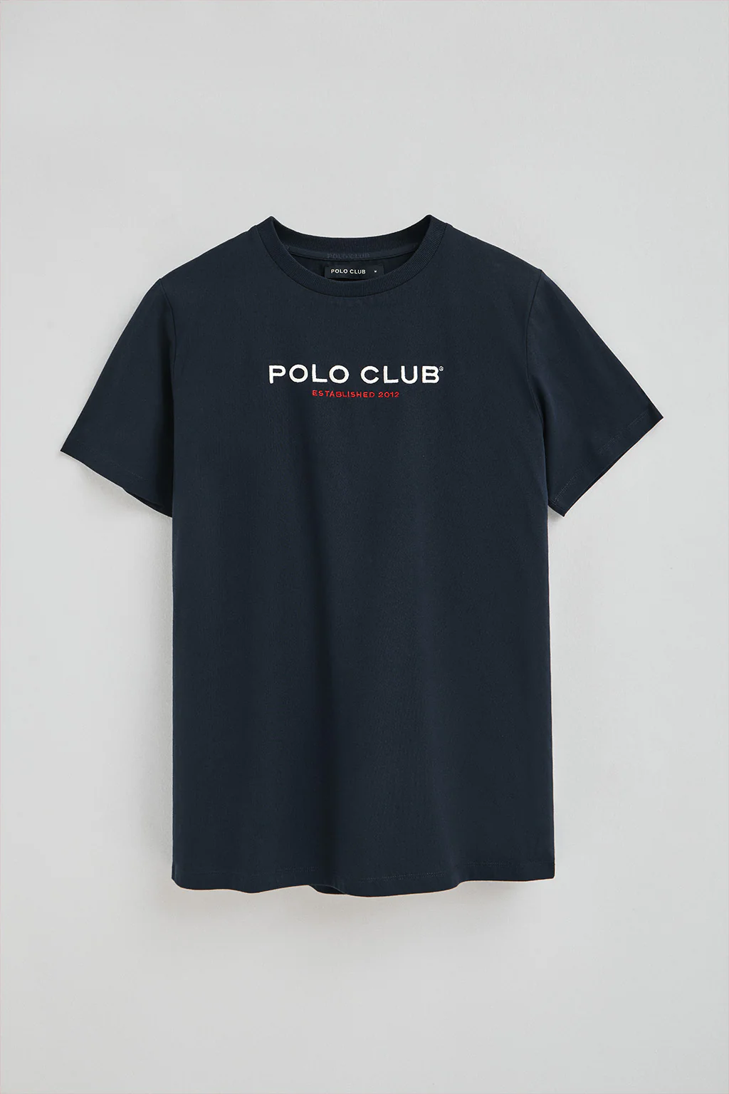 Camiseta azul marino con logo Established 2012 Polo Club - Image 6