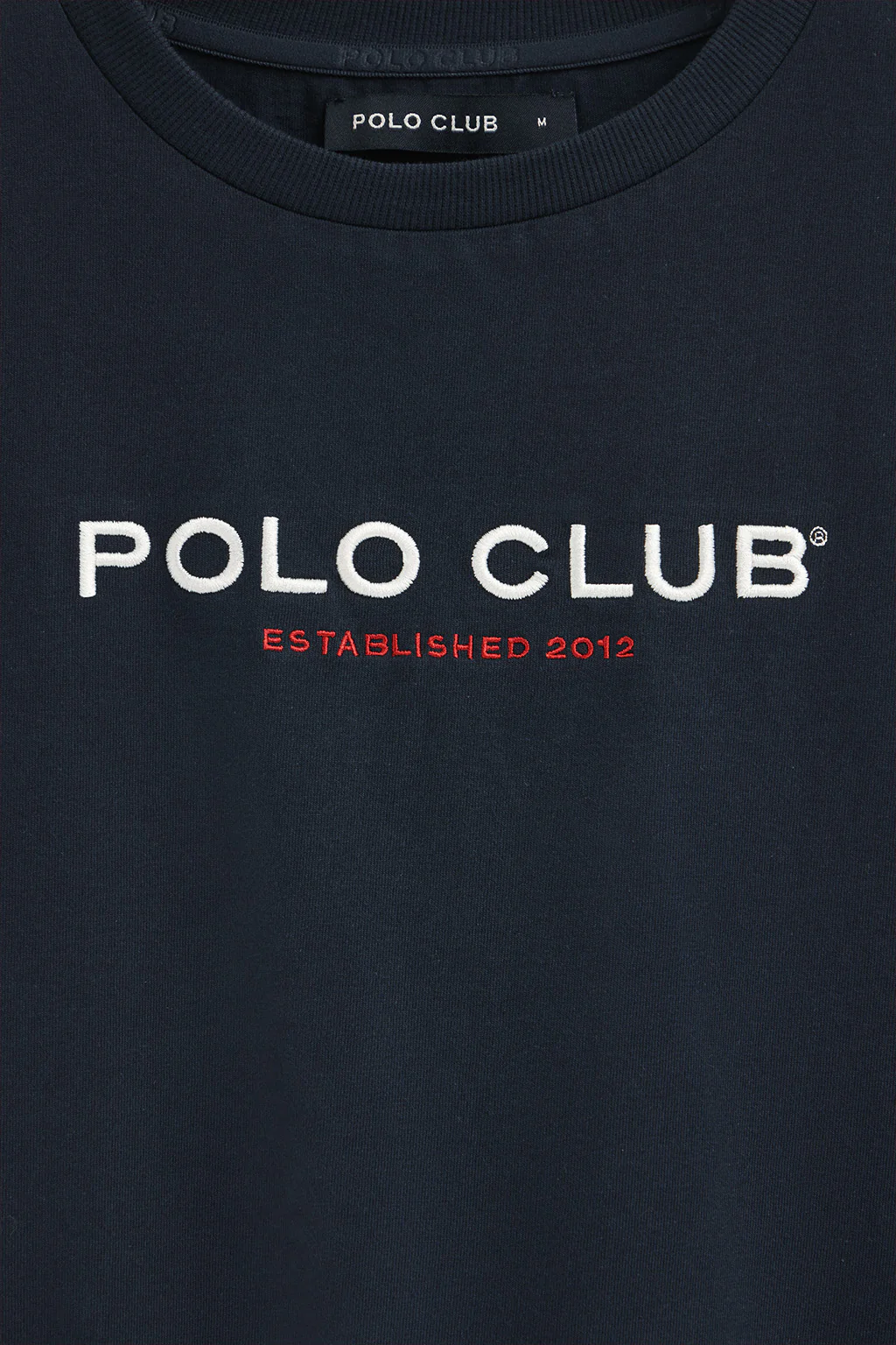 Camiseta azul marino con logo Established 2012 Polo Club - Image 7