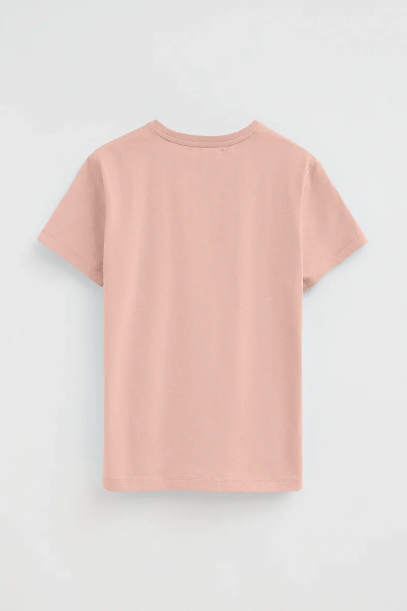 Camiseta rosa palo de corte slim con bordado Established 2012 Polo Club - Image 8