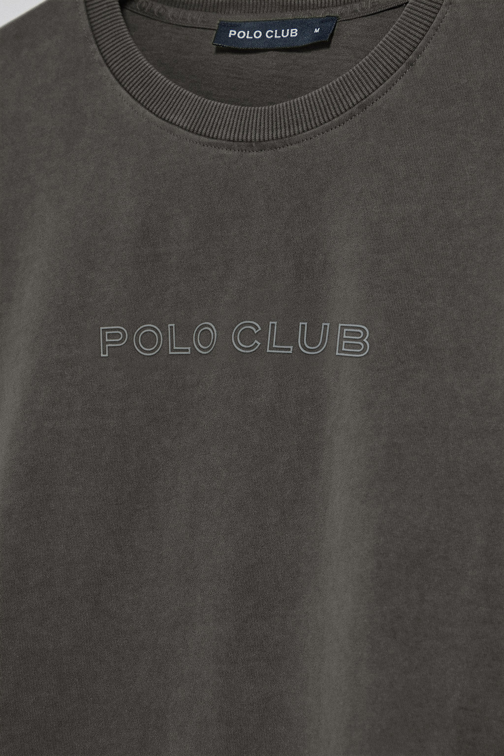 Camiseta de manga larga Hermes negra con logo engomado Polo Club - Image 10