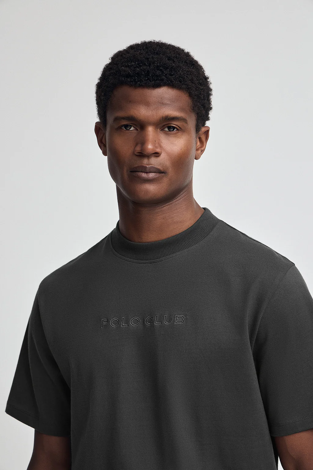 Camiseta JK gris oscuro con logo contrastado Polo Club - Image 2