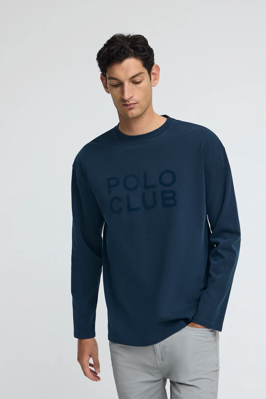 Camiseta Karat azul marino con logo Polo Club - Image 2