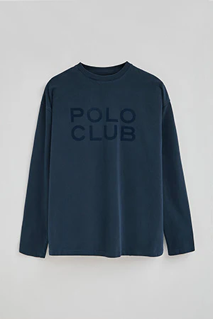 Camiseta Karat azul marino con logo Polo Club - Image 8