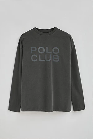 Camiseta Karat gris oscuro con logo Polo Club - Image 10