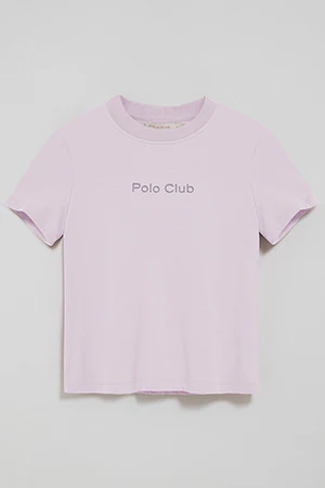 Camiseta Tori color lavanda con logo Minimal Combo Polo Club - Image 6