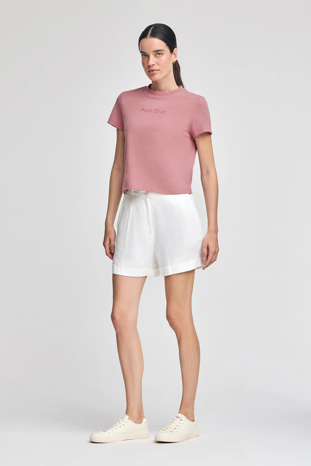 Camiseta Tori rosa empovaldo con logo Minimal Combo Polo Club - Image 4