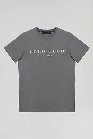 Camiseta básica asfalto con print icónico Polo Club - Image 8