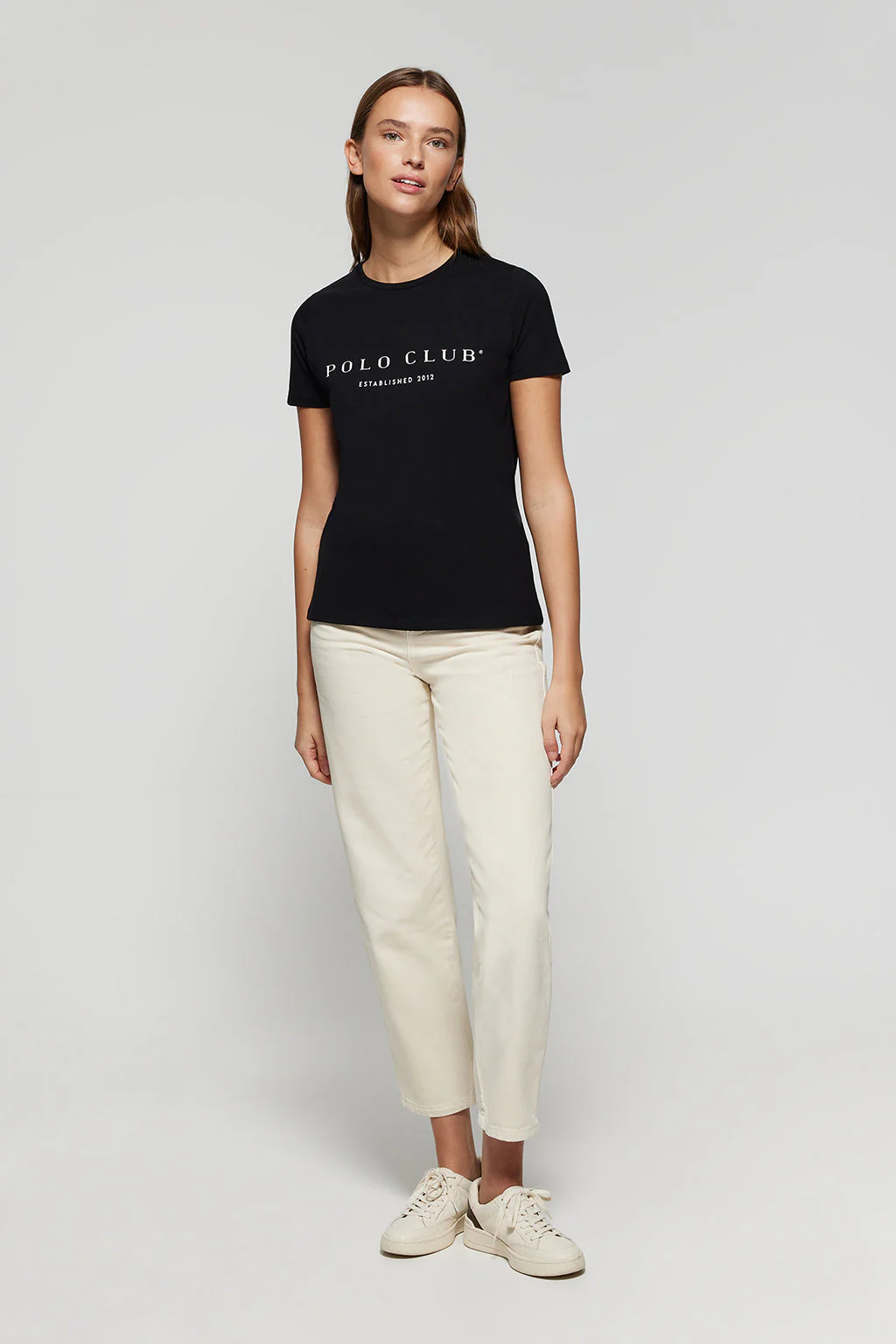 Camiseta negra con print icónico Polo Club - Image 3