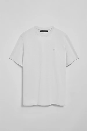 Camiseta blanca microestructura con monograma bordado PC - Image 8
