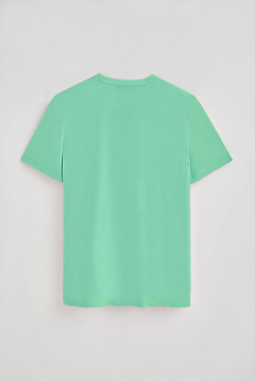 Camiseta aguamarina básica de cuello redondo y bordado Rigby Best - Image 7