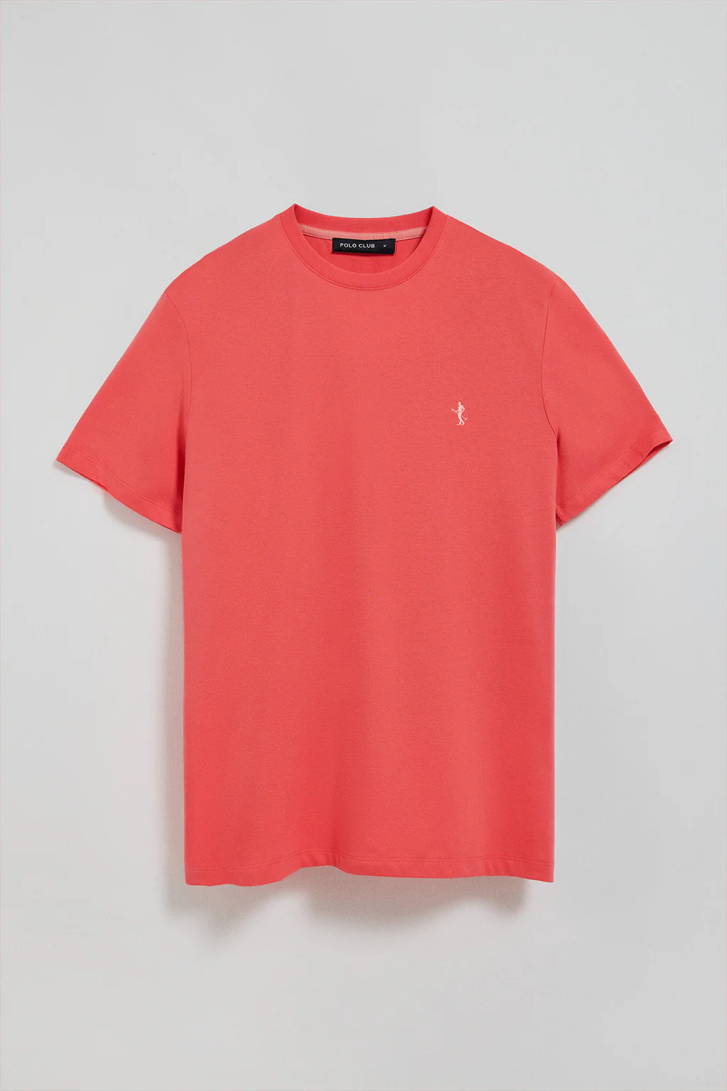 Camiseta coral básica de cuello redondo y bordado Rigby Best - Image 6