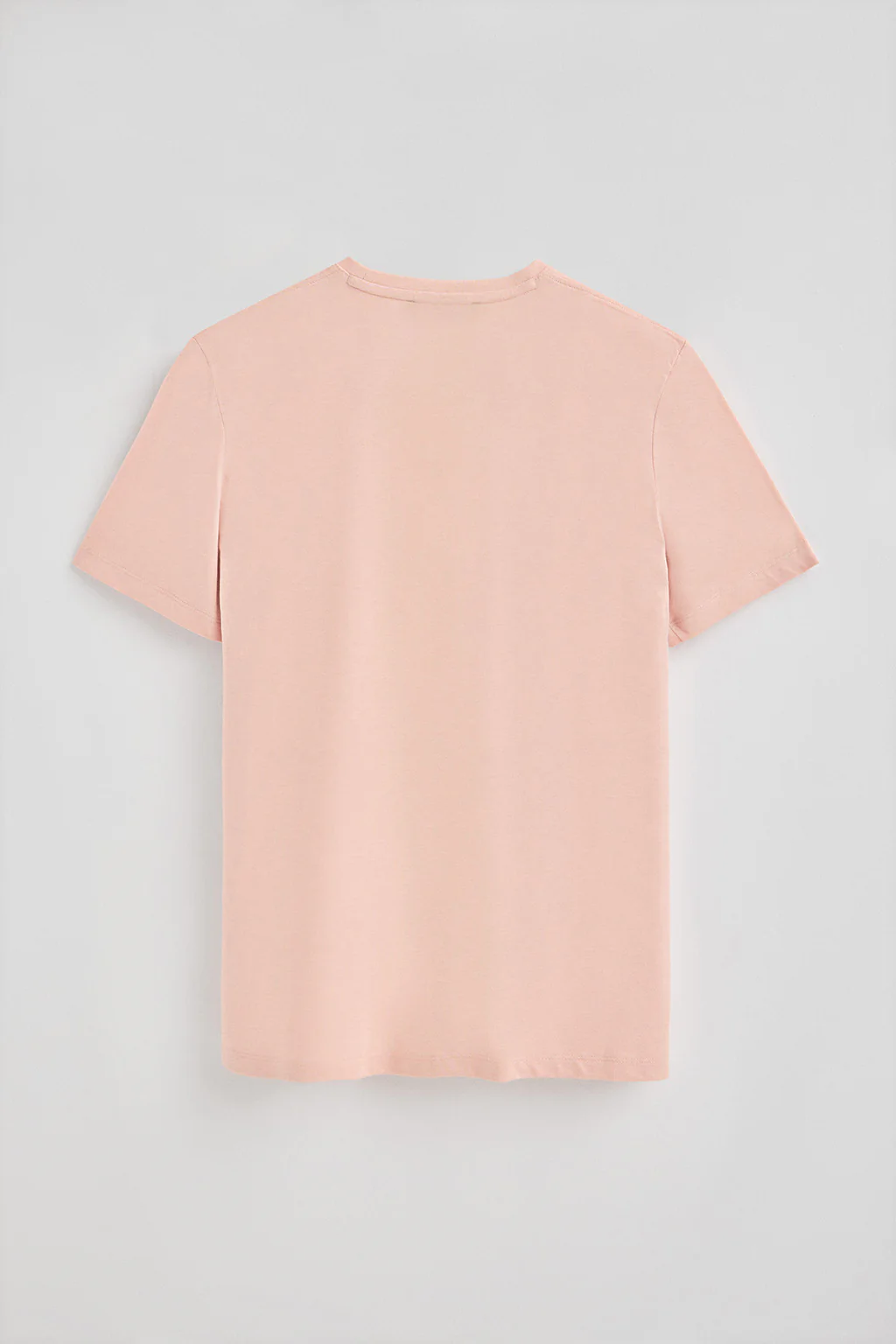 Camiseta color maquillaje básica de cuello redondo y bordado Rigby Best - Image 8