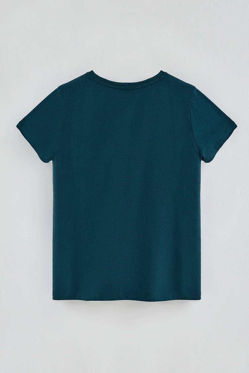 Camiseta azul verdoso de escote en pico y bordado Rigby Best - Image 7