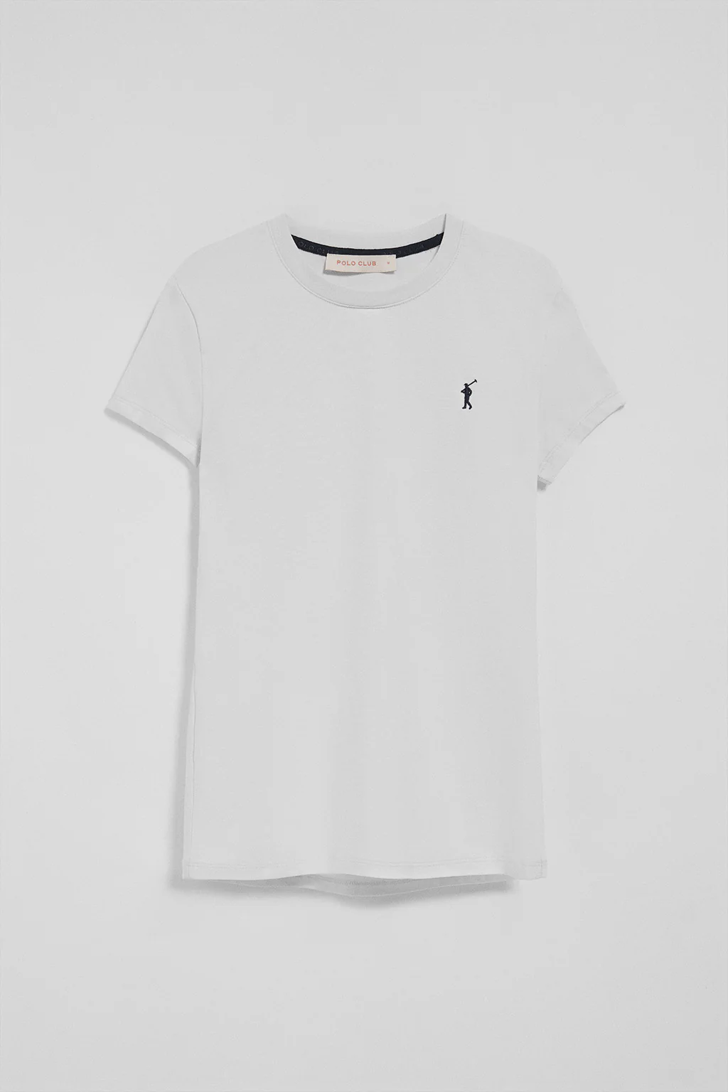Camiseta blanca de manga corta con logo bordado Rigby Go - Image 5