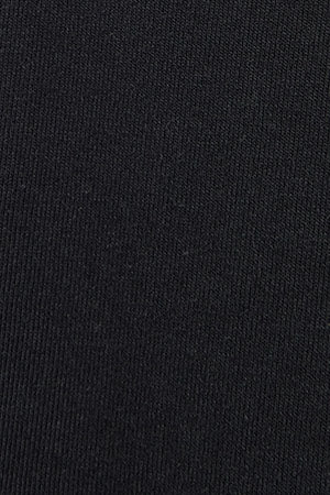 Camiseta negra de manga larga y cuello pico con bordado Rigby Go - Image 10