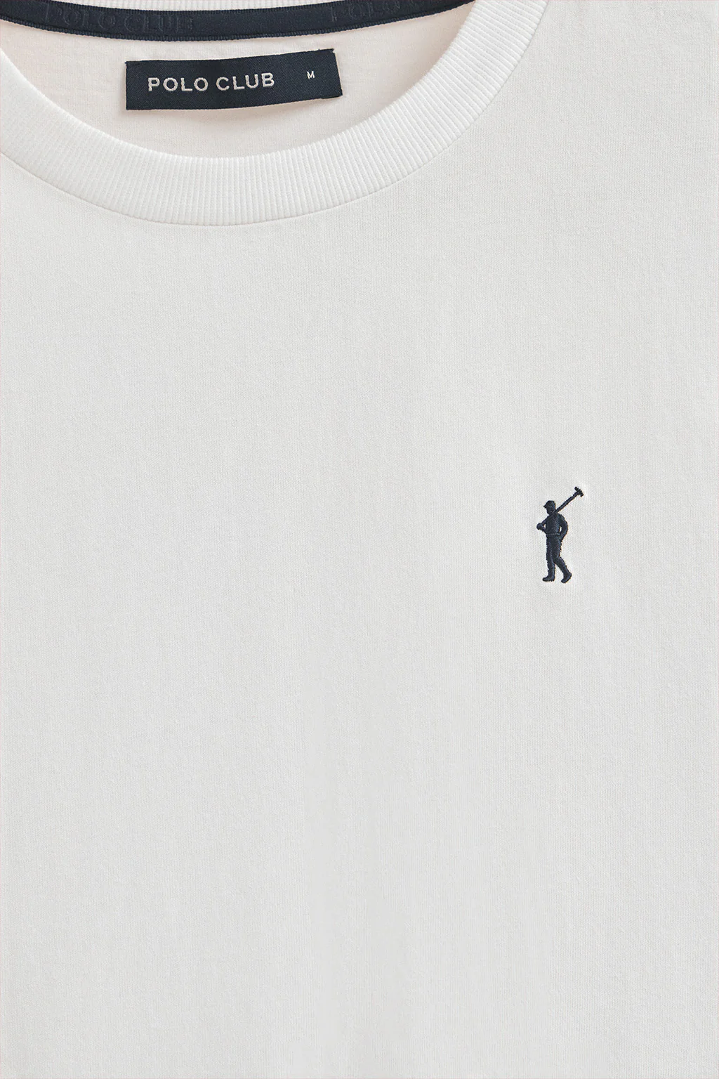 Camiseta blanca de manga larga y logo bordado Rigby Go - Image 6
