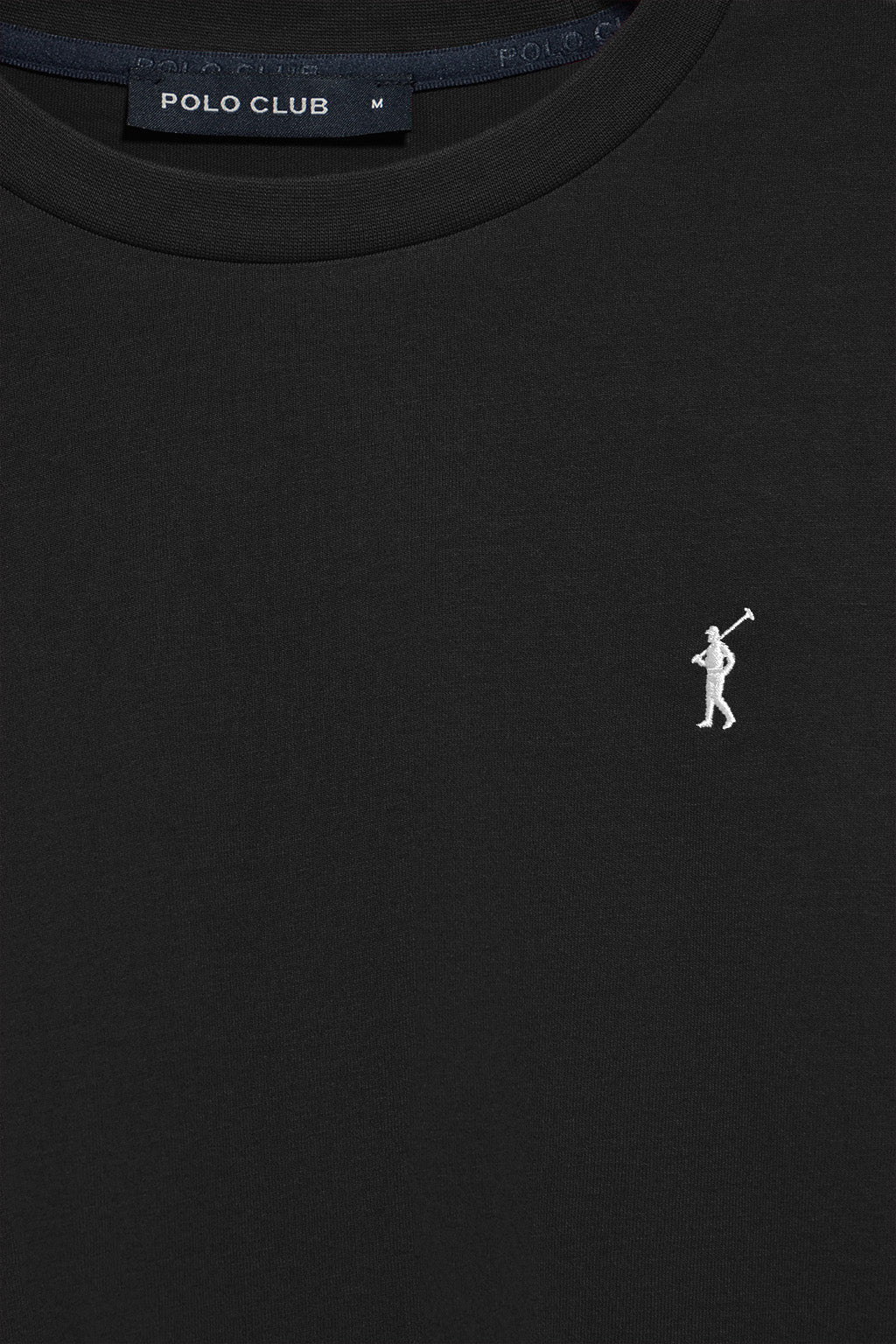 Camiseta de manga larga negra con logo bordado Rigby Go - Image 6