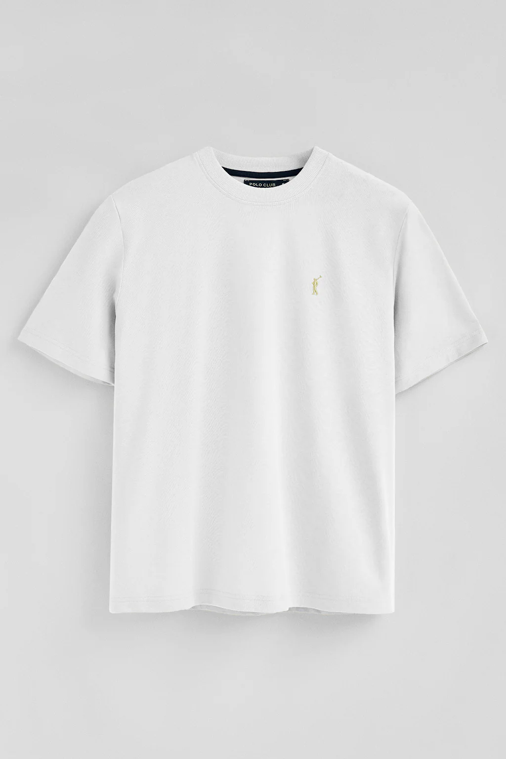 Camiseta blanca de algodón y lino con bordado Rigby Go - Image 5