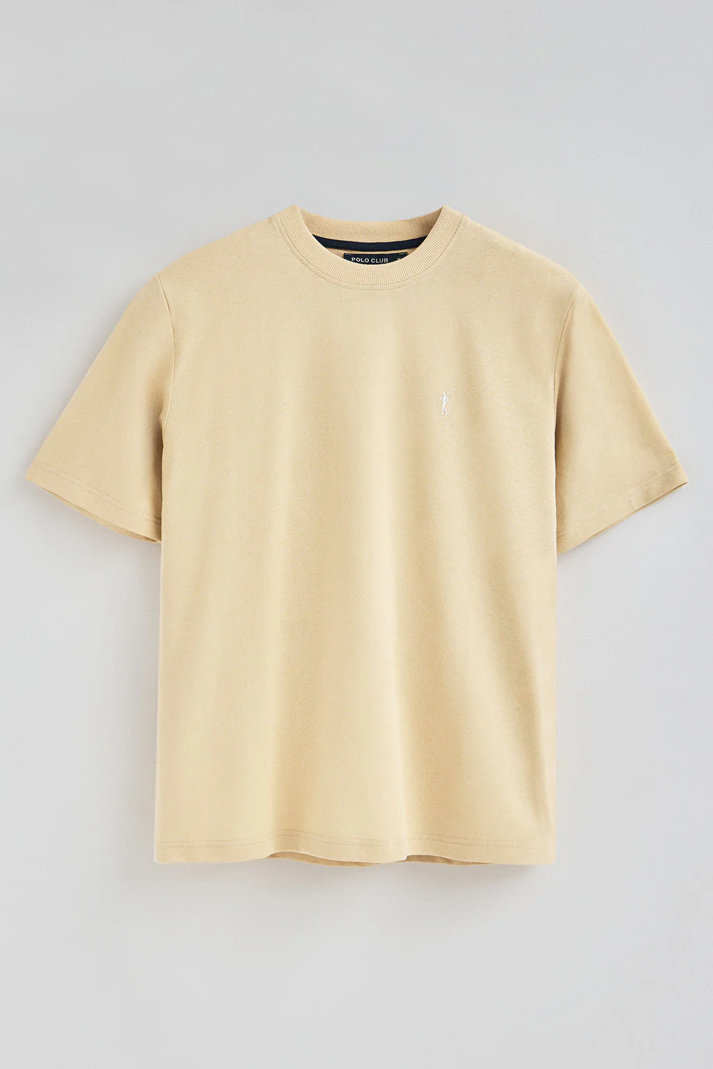 Camiseta color marfil de algodón y lino con bordado Rigby Go - Image 7