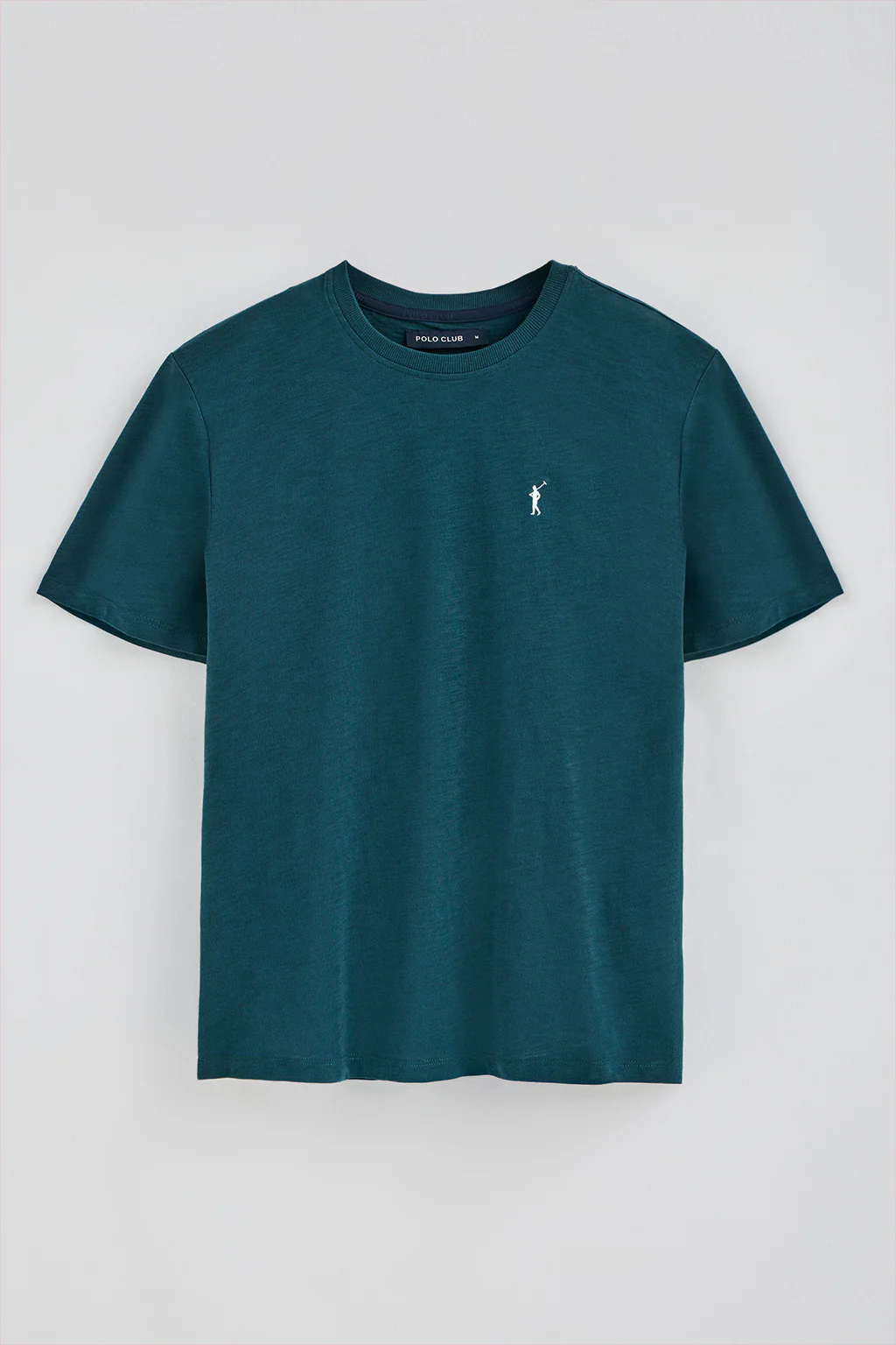 Camiseta azul de algodón flamé y bordado Rigby Go - Image 7