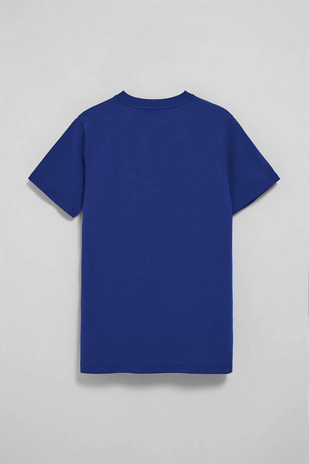 Camiseta azul royal con cuello redondo y bordado Rigby Go - Image 9