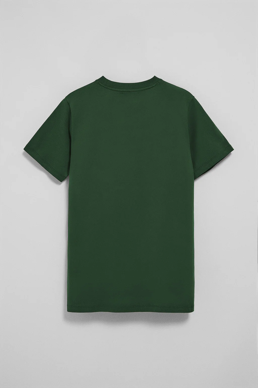 Camiseta verde botella con cuello redondo y bordado Rigby Go - Image 9