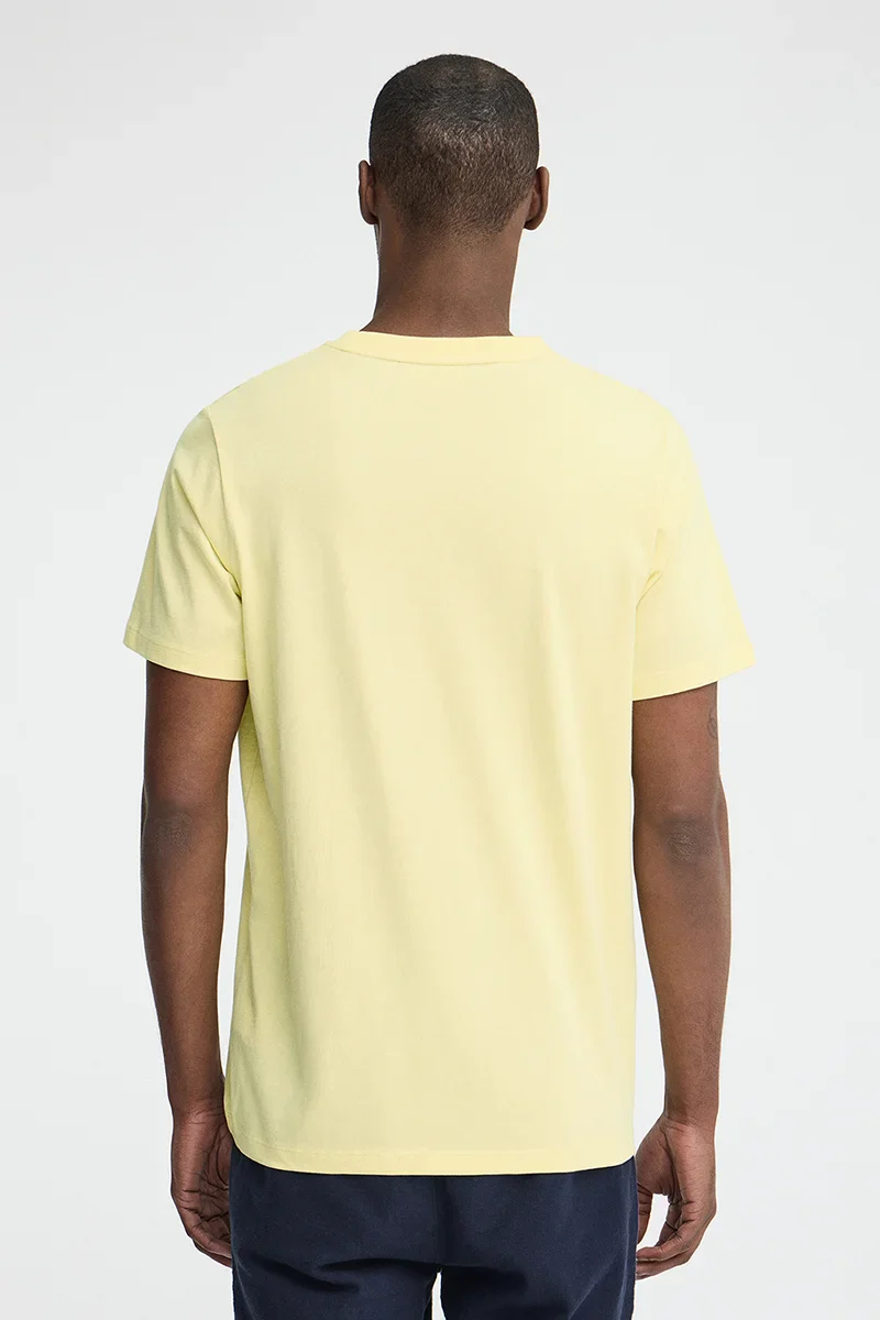 Camiseta amarillo claro de manga corta y bordado Rigby Go - Image 5