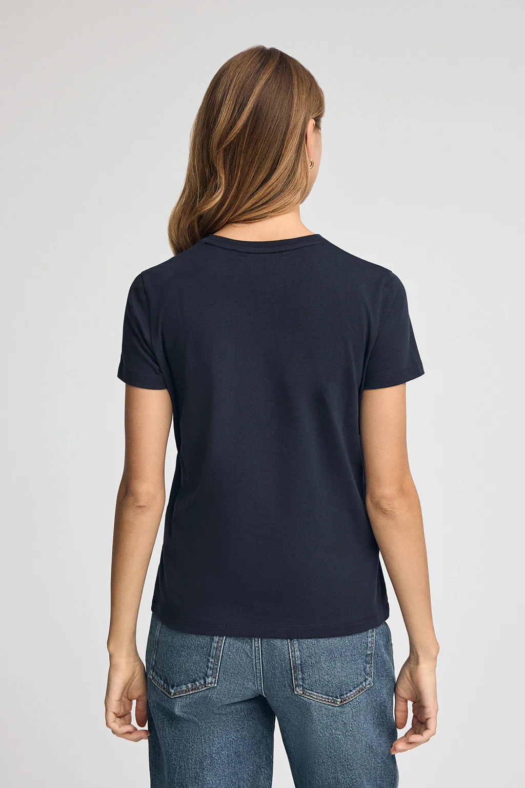 Camiseta azul marino con logo Rigby Go Gold - Image 4