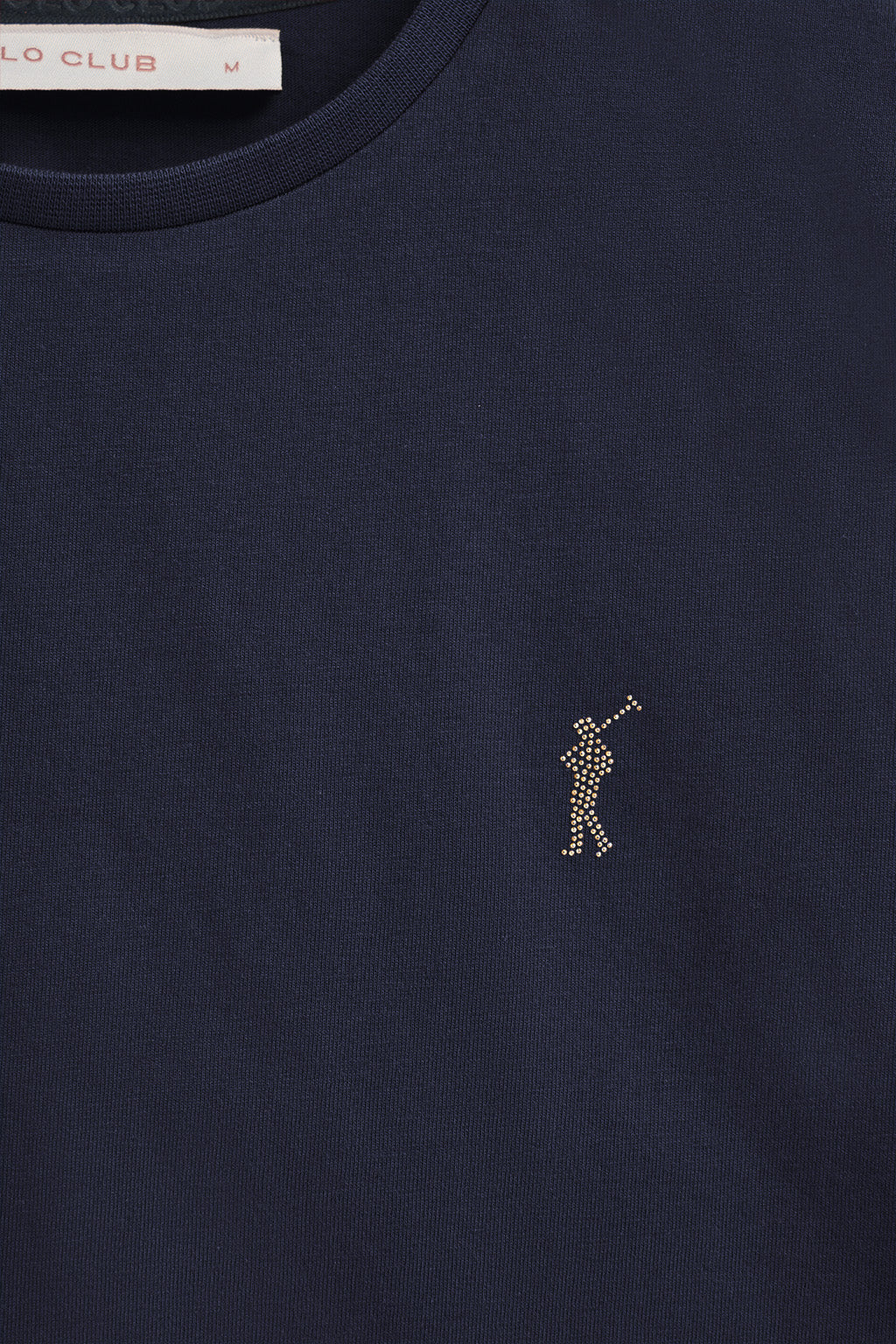 Camiseta azul marino con logo Rigby Go Gold - Image 6