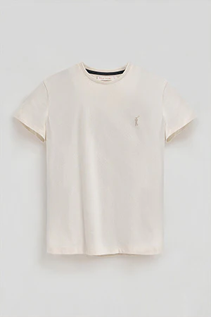 Camiseta color crudo con logo Rigby Go Gold - Image 8