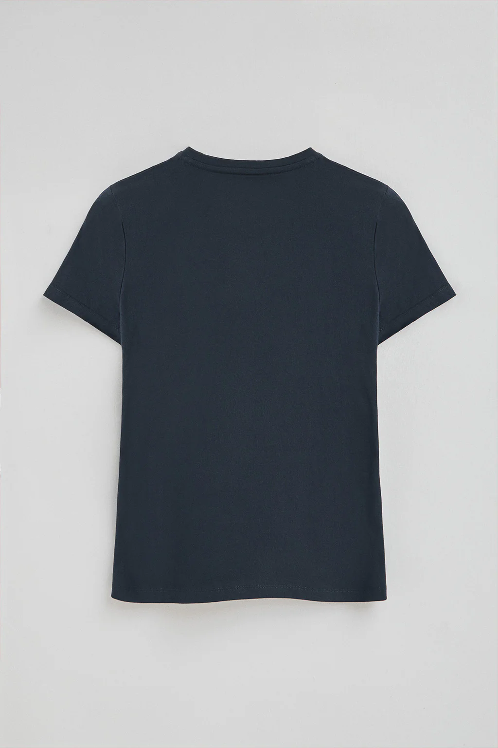 Camiseta azul marino de manga corta con bordado Rigby Go - Image 7