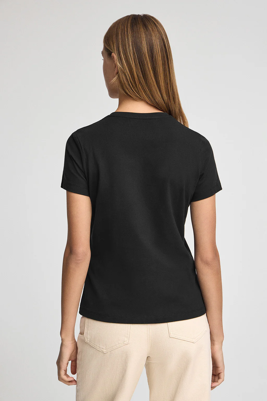 Camiseta negra de manga corta con bordado Rigby Go - Image 4
