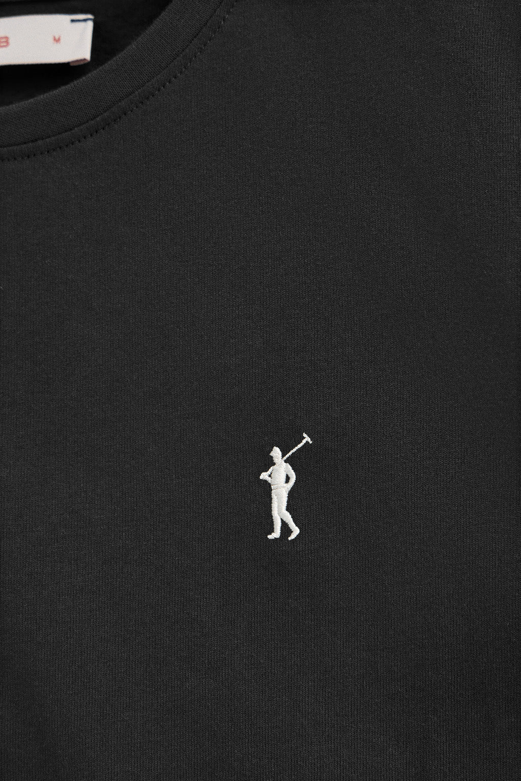 Camiseta negra de manga corta con bordado Rigby Go - Image 6