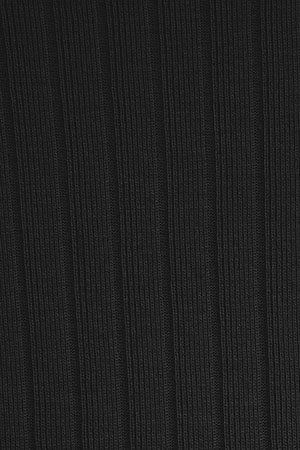 Camiseta sin mangas negra de canalé con corte slim y bordado Rigby Go - Image 11