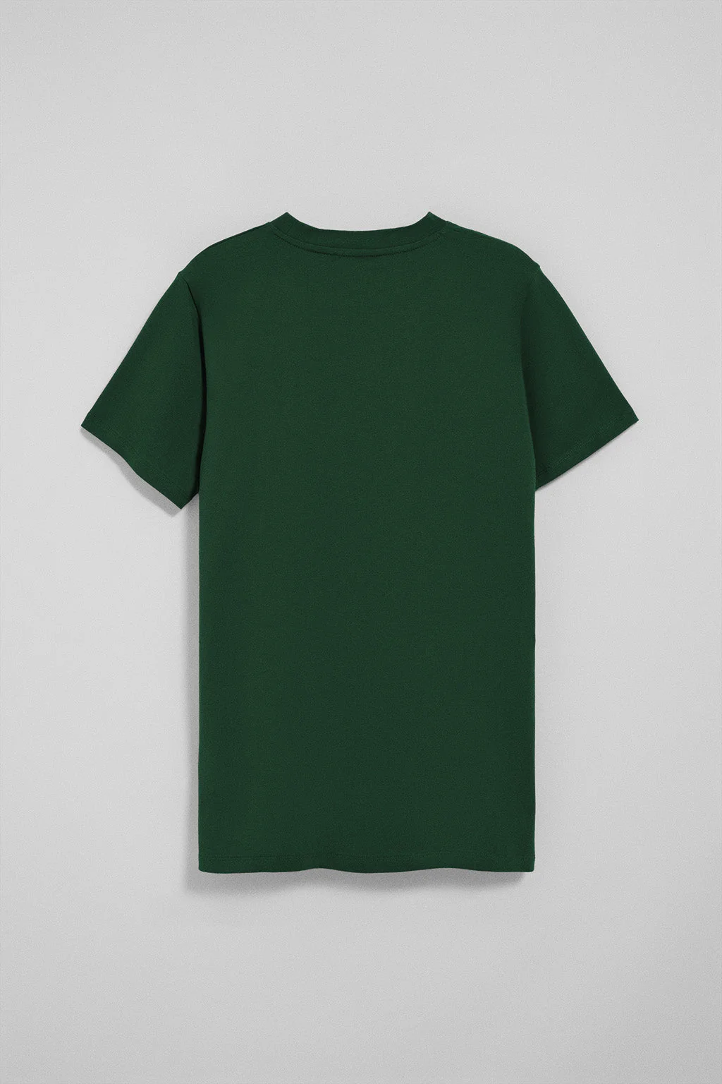 Camiseta verde botella con cuello redondo y logo bordado Rigby Go - Image 7