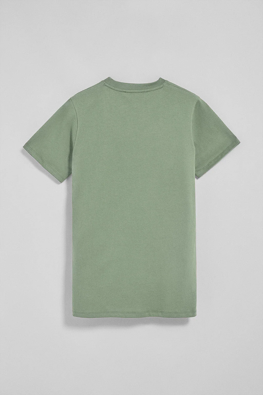 Camiseta color verde jade con cuello redondo y logo bordado Rigby Go - Image 7