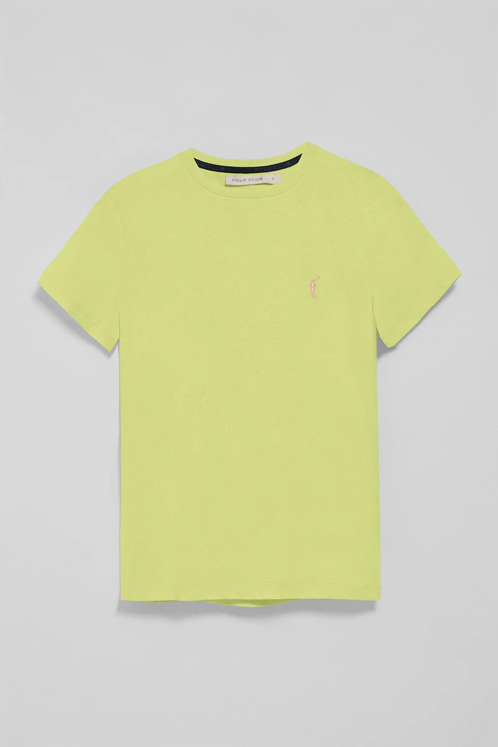 Camiseta verde lima de cuello redondo con bordado Rigby Go - Image 9