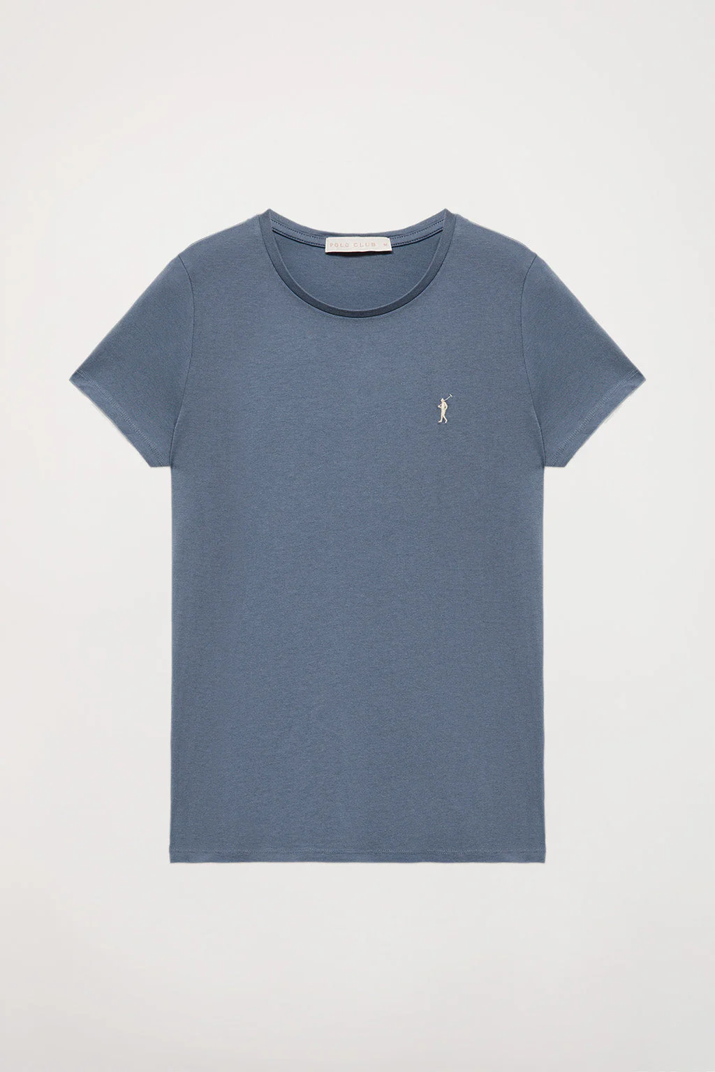 Camiseta básica denim blue de manga corta con logo Rigby Go - Image 11