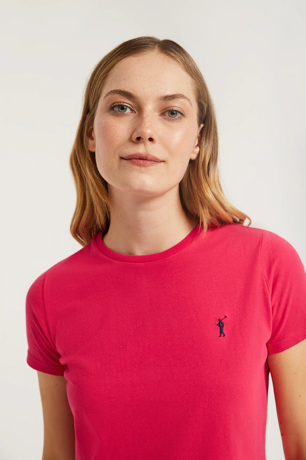 Camiseta básica fucsia de manga corta con logo Rigby Go - Image 2