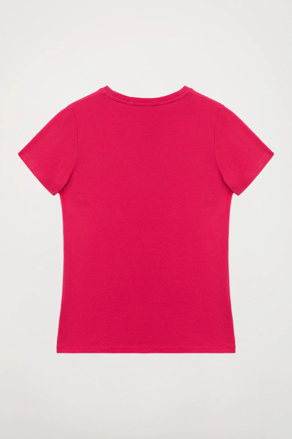 Camiseta básica fucsia de manga corta con logo Rigby Go - Image 8