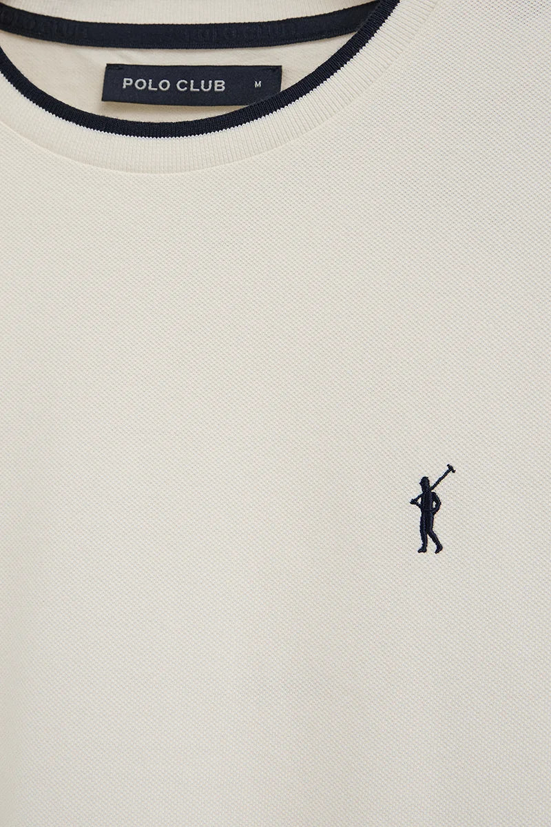 Camiseta color crudo de tejido pique con logo Rigby Go - Image 6