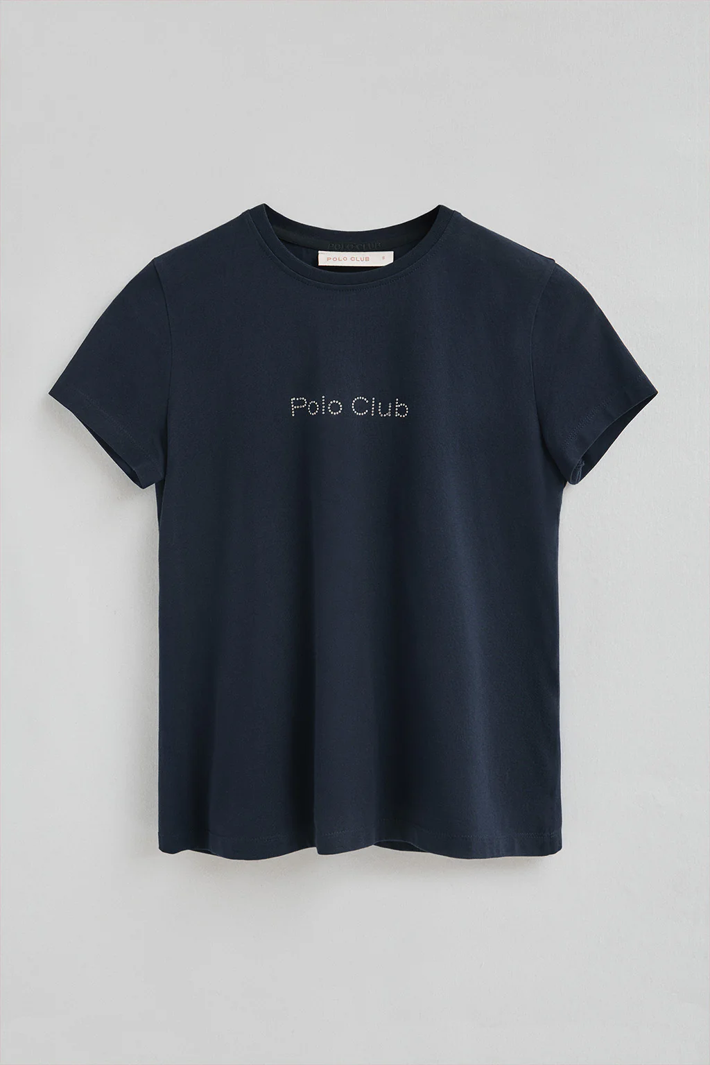 Camiseta azul marino de manga corta con brillantes Polo Club - Image 6