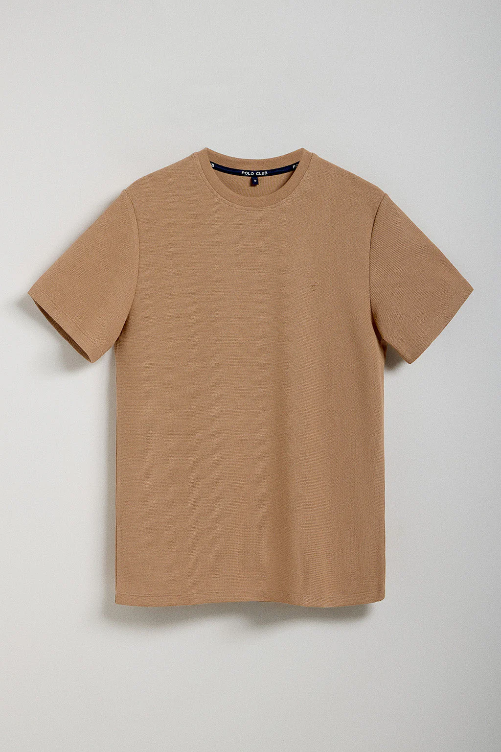 Camiseta marrón claro Sami con monograma bordado Polo Club - Image 6