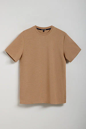 Camiseta marrón claro Sami con monograma bordado Polo Club - Image 7