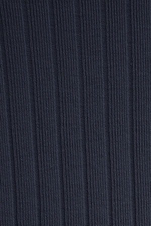 Camiseta sin mangas azul marino de canalé y escote de pico con logo Polo Club - Image 11