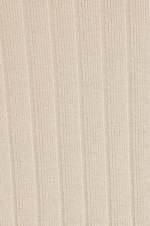 Camiseta sin mangas beige de canalé con logo Polo Club - Image 11