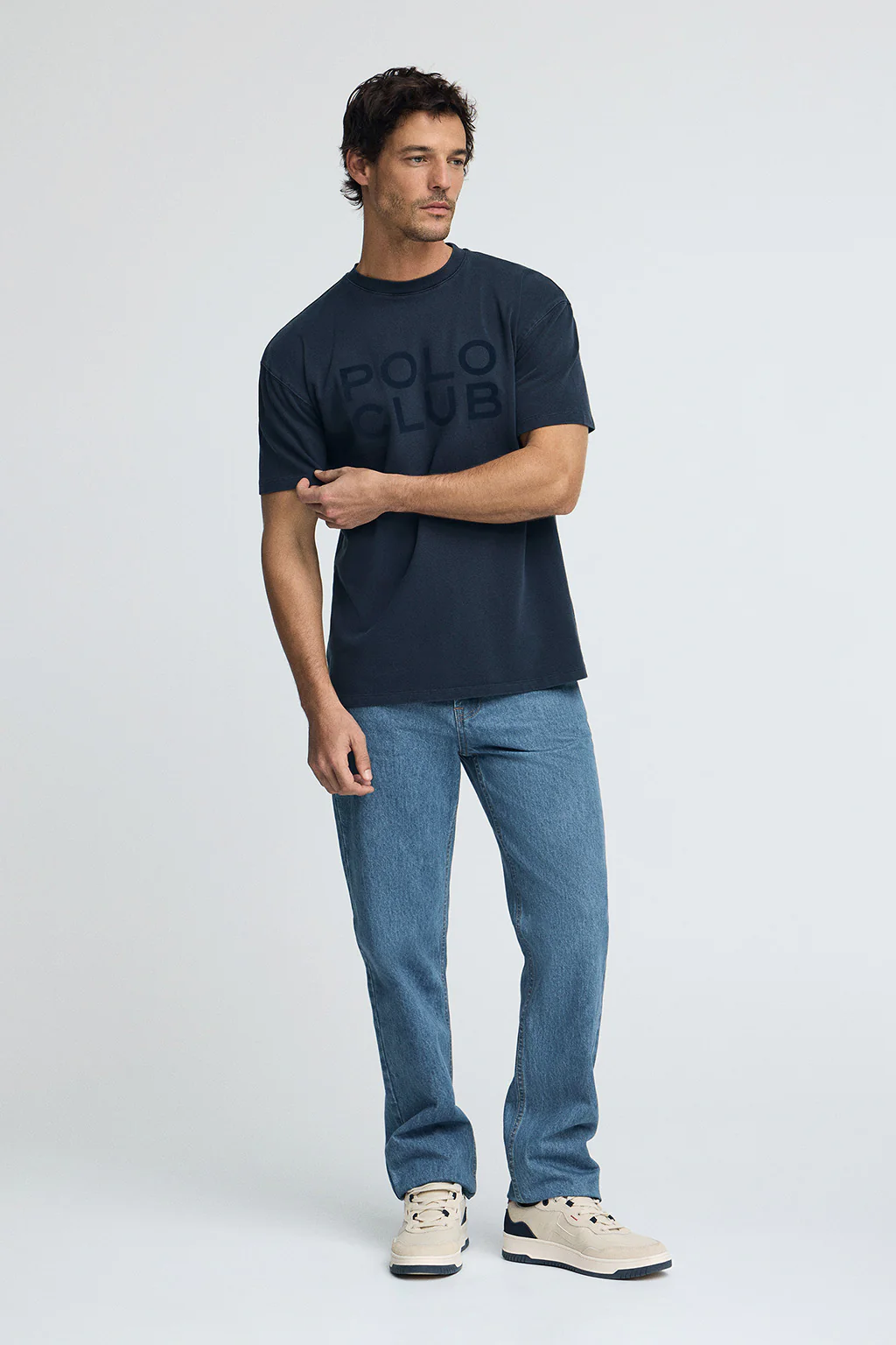 Camiseta Tarak azul marino con logo Polo Club - Image 4