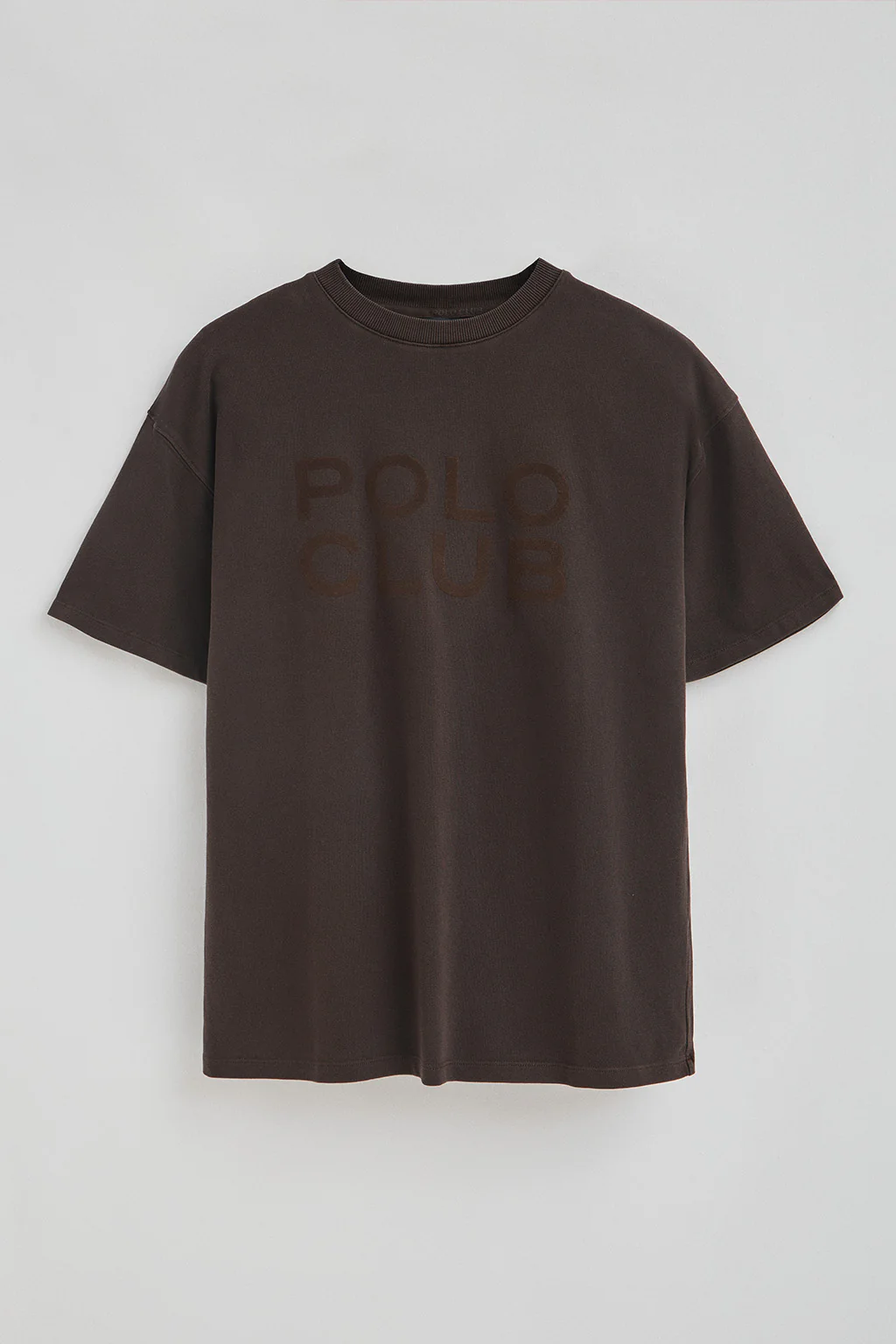 Camiseta Tarak color chocolate oscuro con logo Polo Club - Image 10